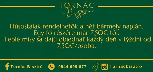 Tornác Bisztró Dunajská Streda